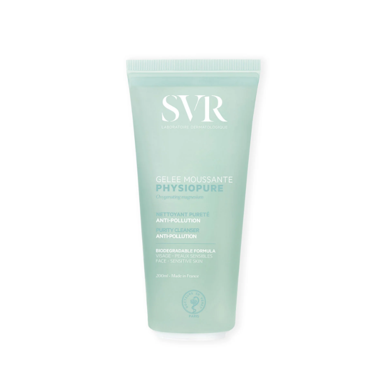 Foto del flacone SVR Physiopure Gelee Moussant Gel Detergente Purificante 200ml Foto del flacone SVR Physiopure Gelee Moussant Gel Detergente Purificante 200ml