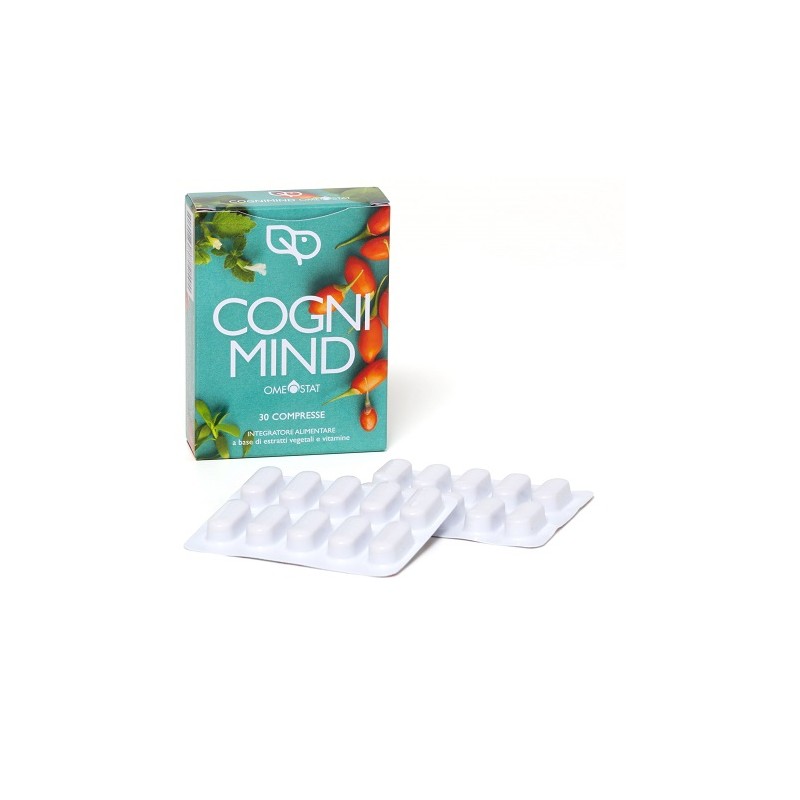 Confezione con Cognimind Omeostat Integratore per Memoria e Concentrazione 30 Compresse Confezione con Cognimind Omeostat Integratore per Memoria e Concentrazione 30 Compresse