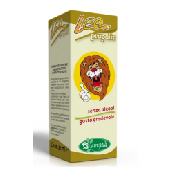 Flacone con Leo Propolis Integratore per Gola 30ml Flacone con Leo Propolis Integratore per Gola 30ml