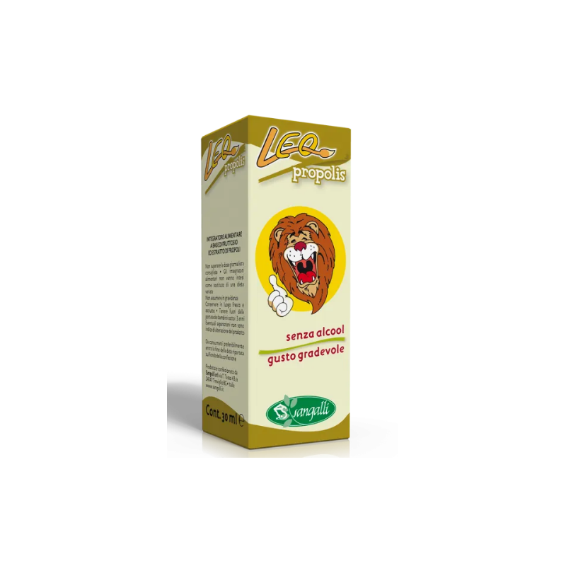 Flacone con Leo Propolis Integratore per Gola 30ml Flacone con Leo Propolis Integratore per Gola 30ml