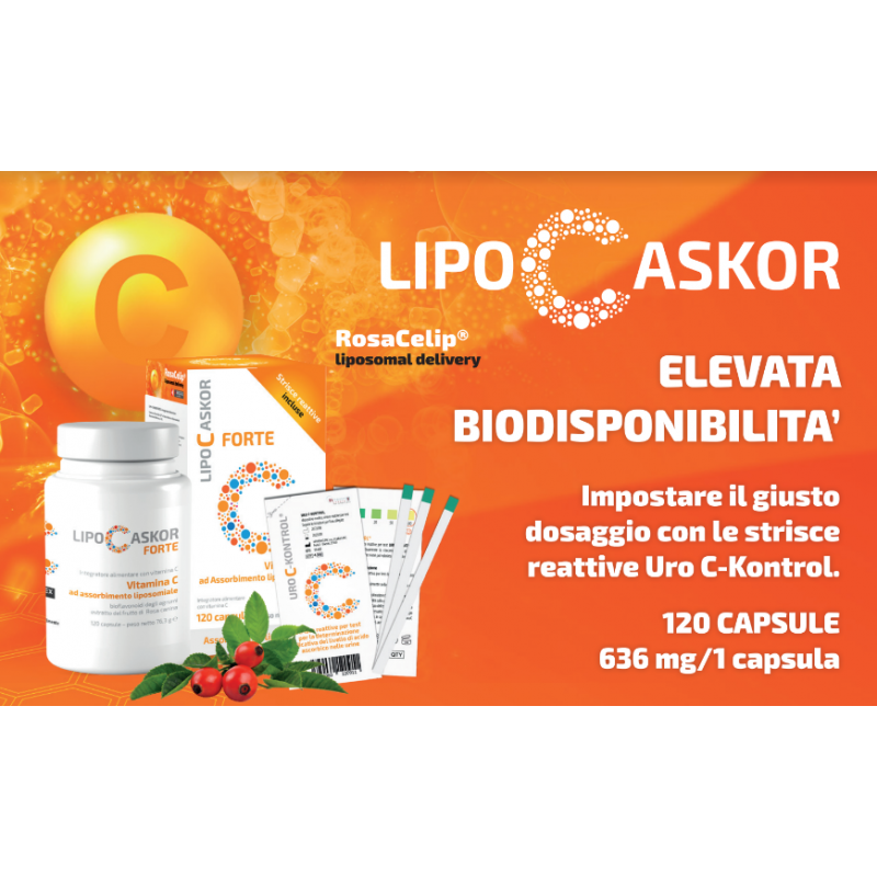 Lipo C Askor Forte Vitamina C 120 capsule