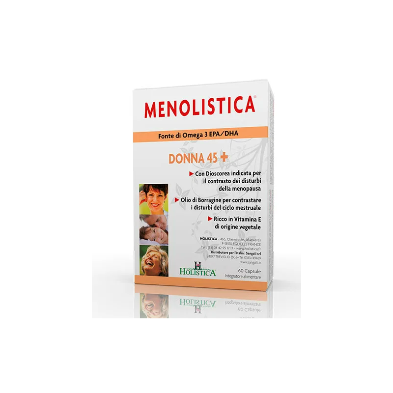 Sangalli Holistica Menolistica Integratore per Menopausa 60 Capsule Singole