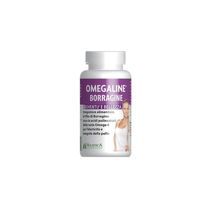 Scatola con Sangalli Omegaline Borragine Integratore per Pelle 120 Capsule Singole