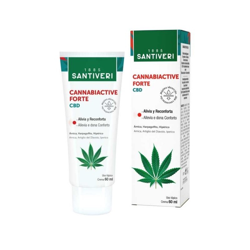 Cannabiactive Forte CBD Crema per Sollievo Muscolare 60ml