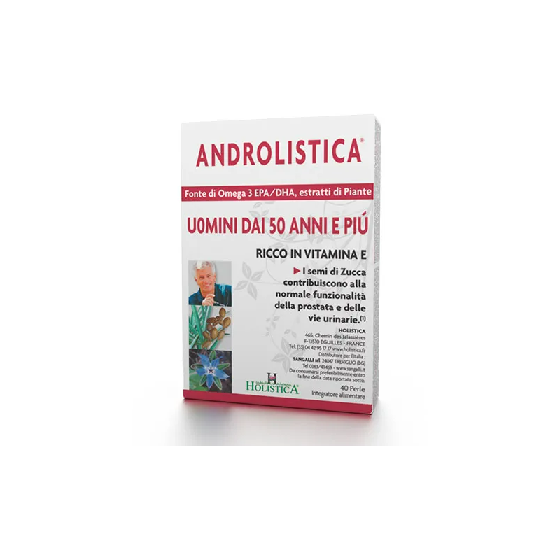 Scatola con Sangalli Androlistica Integratore per la Prostata e Vie Urinarie 40 Capsule Singole Scatola con Sangalli Androlistica Integratore per la Prostata e Vie Urinarie 40 Capsule Singole