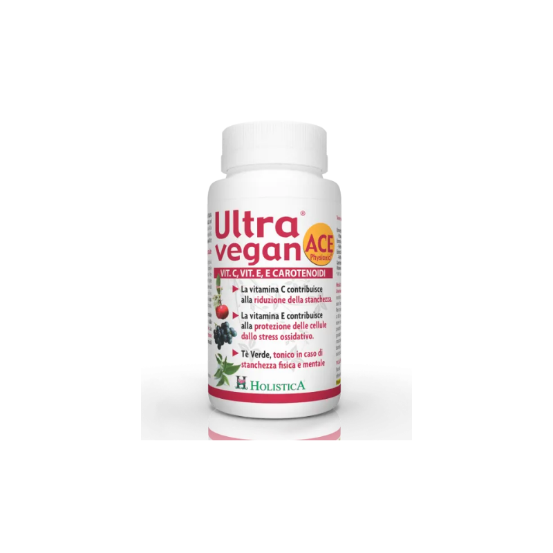 Sangalli Ultra Vegan Ace Integratore Energizzante 40 Capsule Singole Sangalli Ultra Vegan Ace Integratore Energizzante 40 Capsule Singole