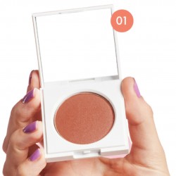 Goovi Blush Tonalità 01 Apricot Beige Polvere 4g Goovi Blush Tonalità 01 Apricot Beige Polvere 4g
