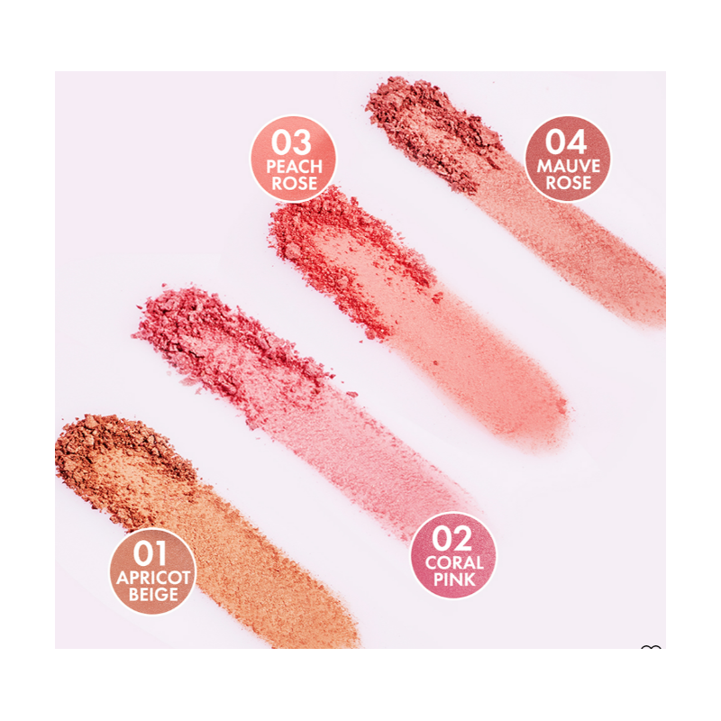 Goovi Blush Tonalità 03 Peach Rose Polvere 4g Goovi Blush Tonalità 03 Peach Rose Polvere 4g