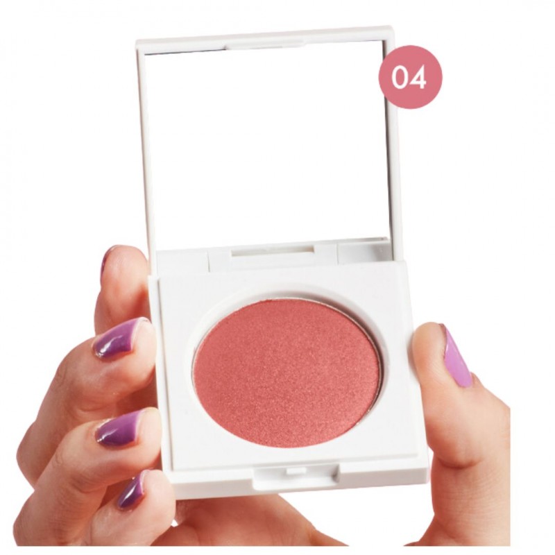 Goovi Blush Tonalità 04 Mauve Rose Polvere 4g Goovi Blush Tonalità 04 Mauve Rose Polvere 4g