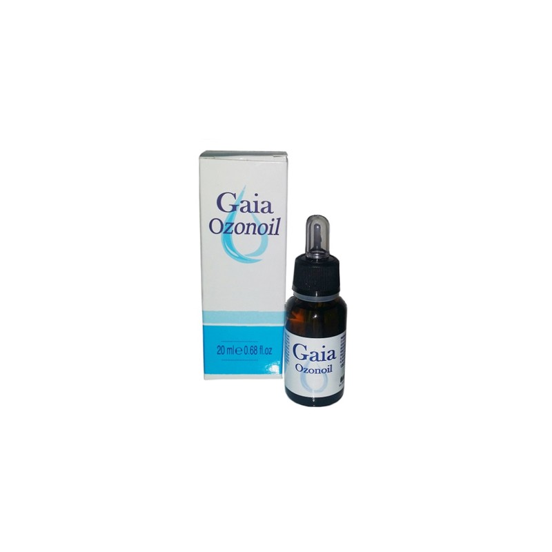 confezione di Gaia Ozonoil Olio Lenitivo e Purificante per la Pelle Flacone da 20 ml confezione di Gaia Ozonoil Olio Lenitivo e Purificante per la Pelle Flacone da 20 ml