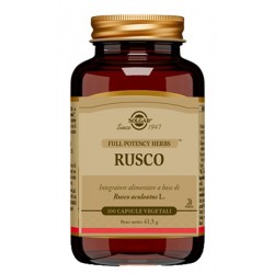 Barattolo con Solgar Rusco Integratore per Circolazione 100 Capsule Singole Barattolo con Solgar Rusco Integratore per Circolazione 100 Capsule Singole