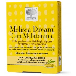 Melissa Dream Integratore per Sonno 30 Compresse  Singole
