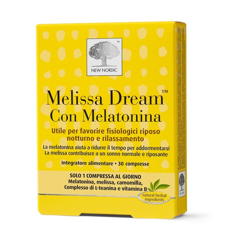 Melissa Dream Integratore per Sonno 30 Compresse Singole Melissa Dream Integratore per Sonno 30 Compresse Singole