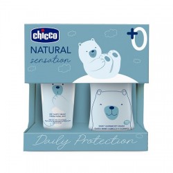 Confezione di Chicco Natural Sensations Kit Bagnoshampoo 200 ml + Pasta Lenitiva 100 ml Confezione di Chicco Natural Sensations Kit Bagnoshampoo 200 ml + Pasta Lenitiva 100 ml