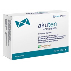 Scatola con Akuten Integratore per Intestino 16 Compresse Singole Scatola con Akuten Integratore per Intestino 16 Compresse Singole