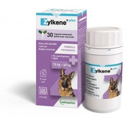 Zylkene Plus Integratore per Rilassamento Cani da 15-60 Kg 30 Capsule Singole Zylkene Plus Integratore per Rilassamento Cani da 15-60 Kg 30 Capsule Singole