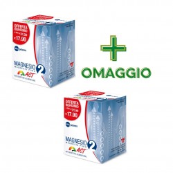 Magnesio 2 ACT Magnesio Puro Polvere Barattolo 300gr + OMAGGIO 300g Magnesio 2 ACT Magnesio Puro Polvere Barattolo 300gr + OMAGGIO 300g