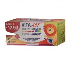 Foto di Vita Act Multivitaminico Junior Integratore per Bambini Gusto Fragola 10 Flaconcini