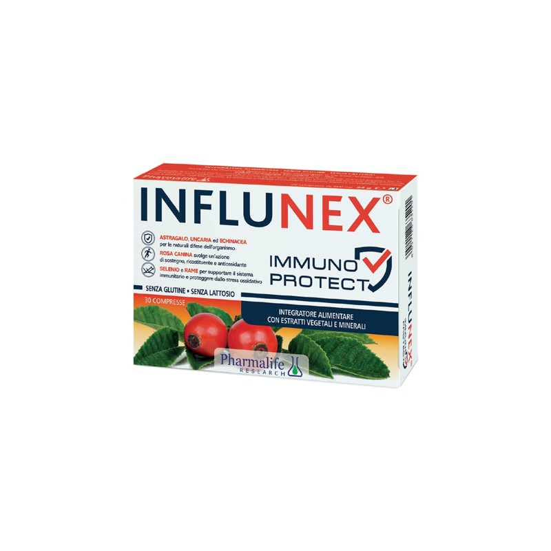 Influnex Immuno Protect Integratore per Difese Immunitarie 30 Compresse Singole