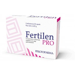 Scatola con Fertilen Pro Integratore di Fermenti Lattici 30 Capsule Singole Scatola con Fertilen Pro Integratore di Fermenti Lattici 30 Capsule Singole