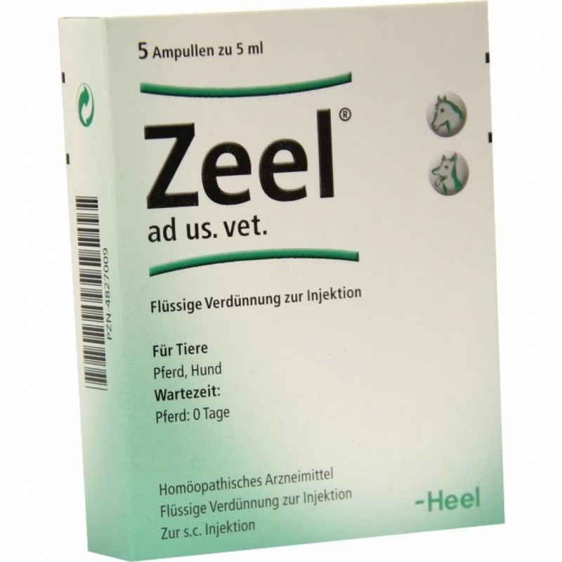 Zeel Vete Iniettabile IM SC OS 5 Fiale 5ml Farmaco Veterinario