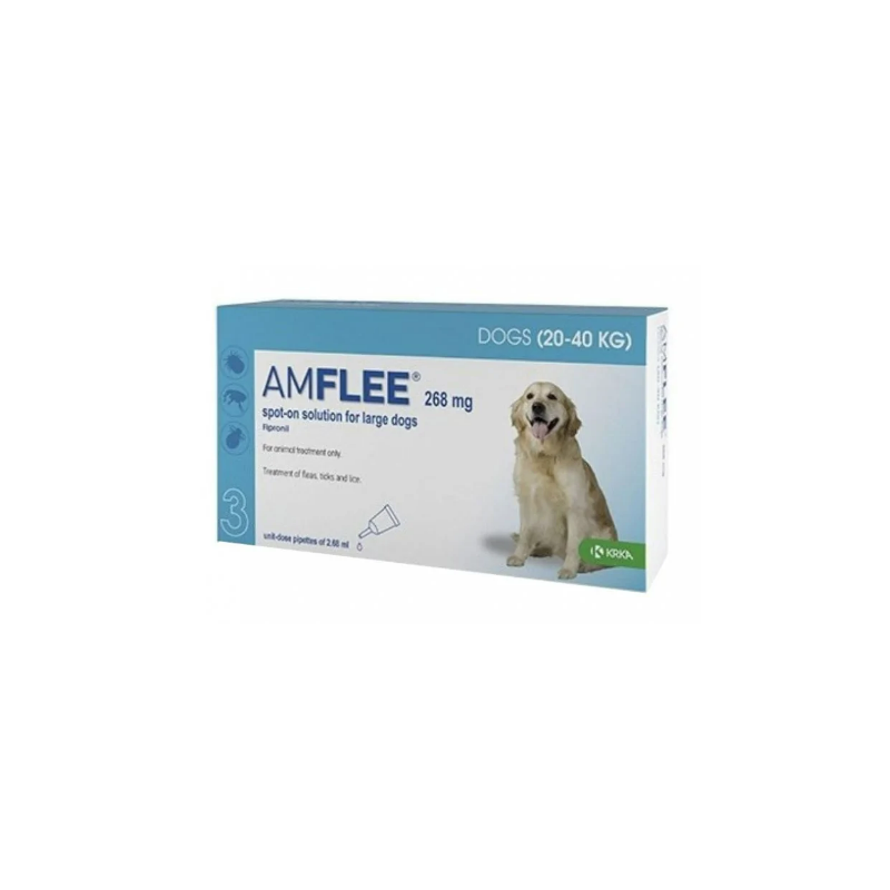 Amflee Spot On 3 Pipette 268mg Farmaco Veterinario