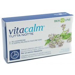 Bios Line Vitacalm Tutta Notte Fast/Retard 30 Compresse Bios Line Vitacalm Tutta Notte Fast/Retard 30 Compresse