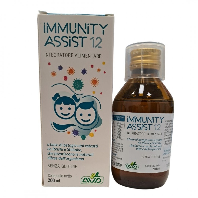 Immunity Assist 12 Sciroppo Bambini Difese Immunitarie 200ml Immunity Assist 12 Sciroppo Bambini Difese Immunitarie 200ml