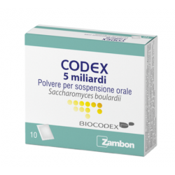 Codex 10 Bustine 5 miliardi 250 mg per Diarrea e Problemi Intestinali