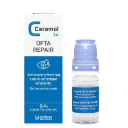 Ceramol Ofta Repair Collirio per Irritazione Secchezza e Bruciore 10ml Ceramol Ofta Repair Collirio per Irritazione Secchezza e Bruciore 10ml