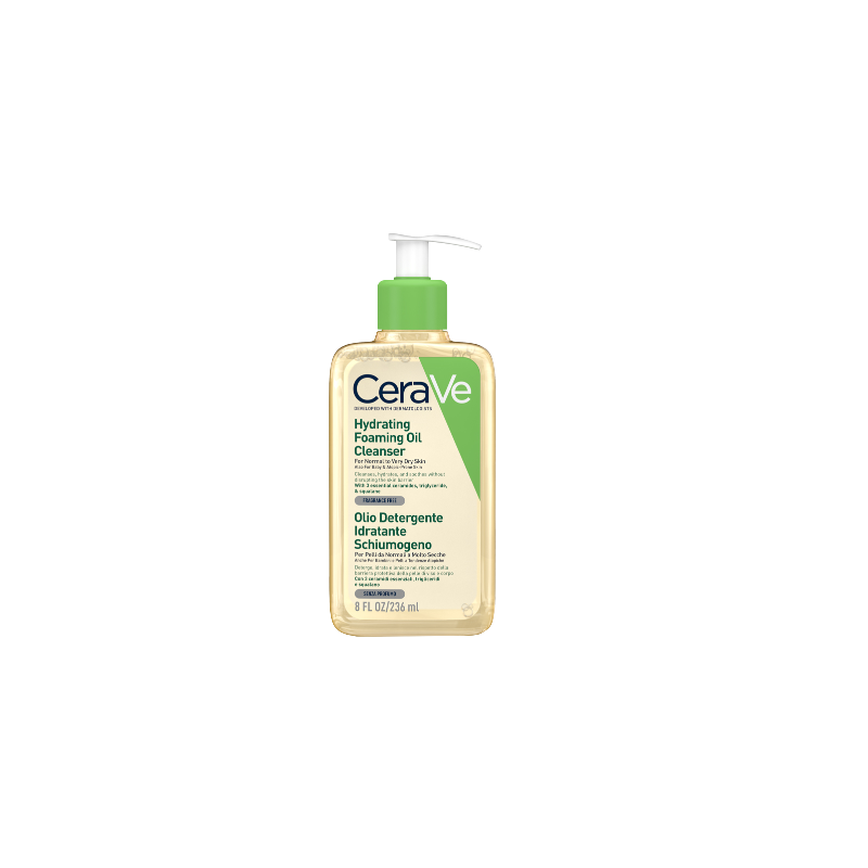 CeraVe Olio Detergente Idratante Schiumogeno Flacone 236ml CeraVe Olio Detergente Idratante Schiumogeno Flacone 236ml