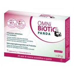 Scatola con Omni Biotic Panda Integratore per Intestino 7 Bustine Singole Scatola con Omni Biotic Panda Integratore per Intestino 7 Bustine Singole