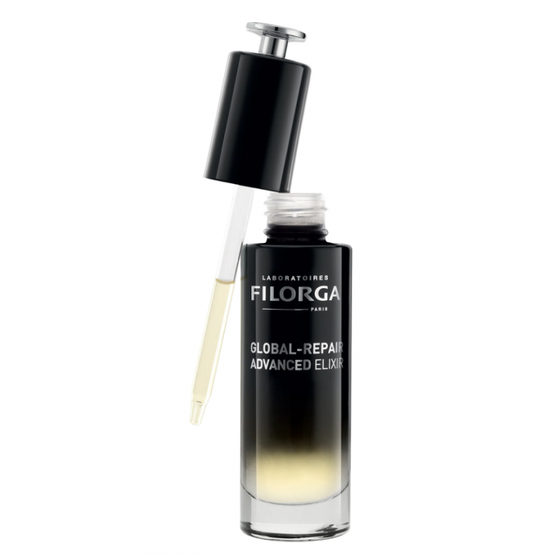 Foto del Tubo di Siero in olio con dosatore Filorga Global Repair Advanced Elixsir Anti Età 30ml Foto del Tubo di Siero in olio con dosatore Filorga Global Repair Advanced Elixsir Anti Età 30ml