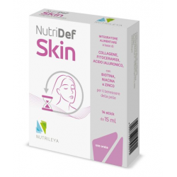Nutridef Skin Integratore per la Pelle 14 Stick Singoli Nutridef Skin Integratore per la Pelle 14 Stick Singoli