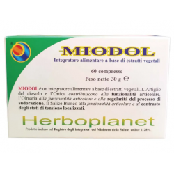 Confezione con Miodol Integratore per Articolazioni 60 Compresse Singole Confezione con Miodol Integratore per Articolazioni 60 Compresse Singole