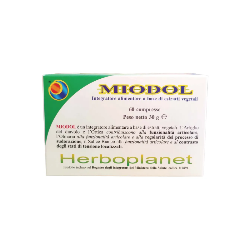 Confezione con Miodol Integratore per Articolazioni 60 Compresse Singole