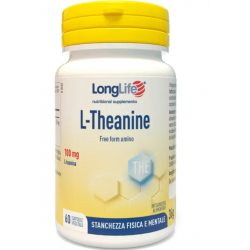 Longlife L-Theanine Integratore per Stanchezza 60 Capsule Singole Longlife L-Theanine Integratore per Stanchezza 60 Capsule Singole
