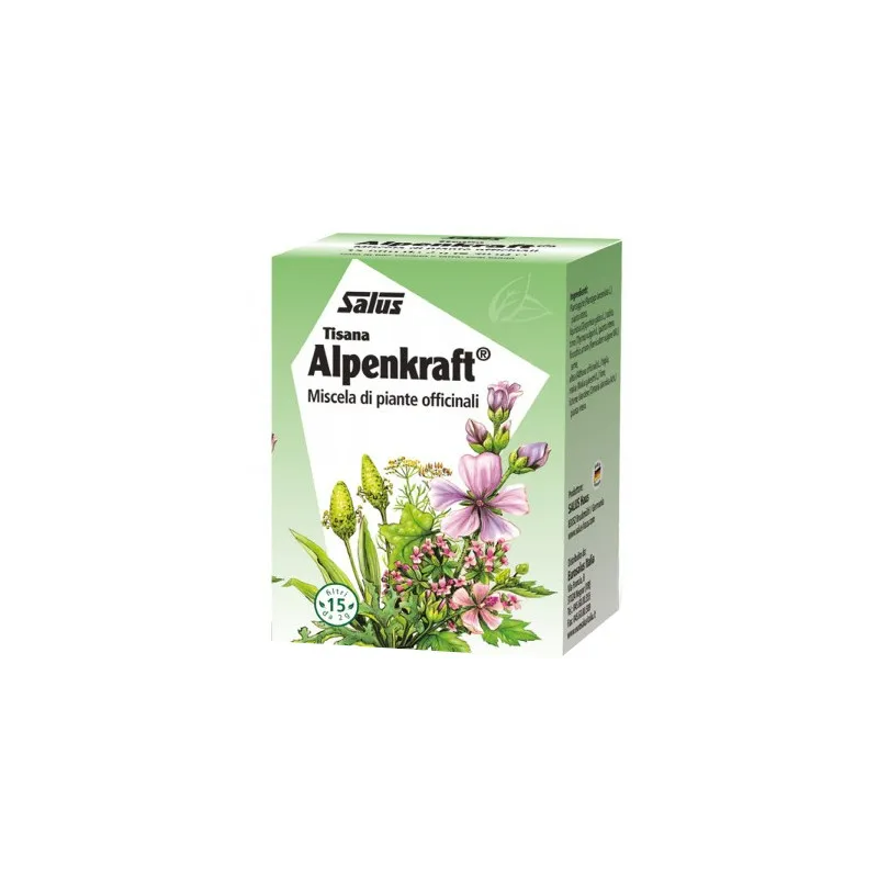 Salus Alpenkraft Tisana per Vie Respiratorie 15 Filtri Singoli