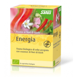 Scatola con Salus Tisana ai Fiori di Bach Energia per Stress 15 Bustine Singole