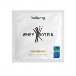 Foto Bustina Foodspring Whey Protein Vaniglia Proteine 30 g Foto Bustina Foodspring Whey Protein Vaniglia Proteine 30 g
