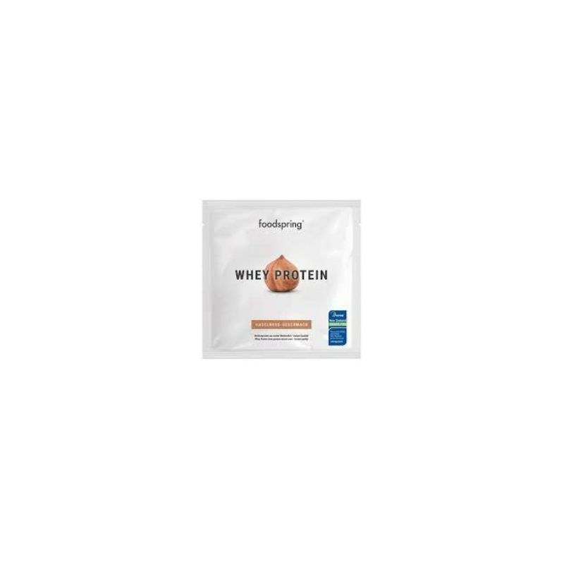 Foto bustina Foodspring Whey Protein Nocciola Proteine 30 g Foto bustina Foodspring Whey Protein Nocciola Proteine 30 g