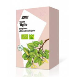 Scatola con Salus Tiglio Tisana Biologica per Benessere Mentale 15 Filtri Singoli Scatola con Salus Tiglio Tisana Biologica per Benessere Mentale 15 Filtri Singoli