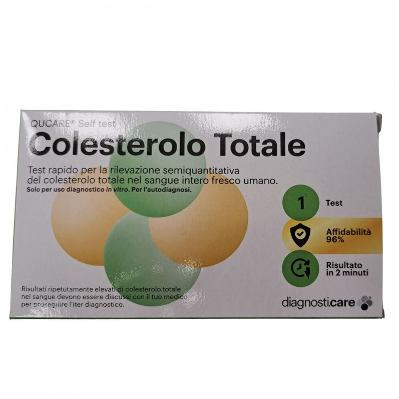 Colesterolo Totale Test Rapido per Colesterolo da Fare a Casa 1 Pezzo