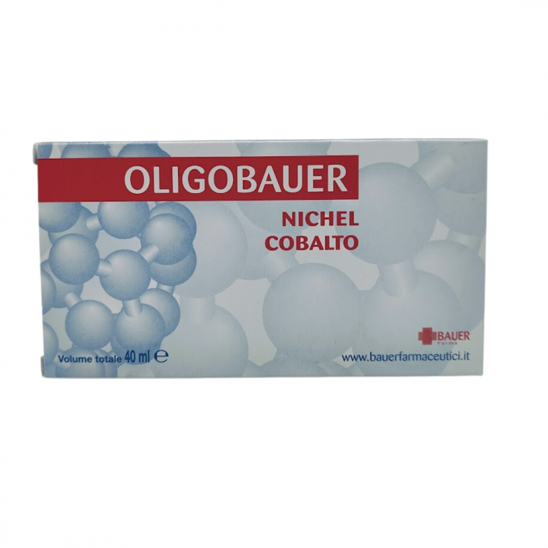 Foto scatola Bauer Oligobauer Oligoelementi Nichel Cobalto 20 Fiale da 2ml