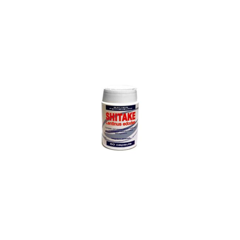 Foto Barattolo Bauer Shitake Integratore per Difese Immunitarie 60 Capsule