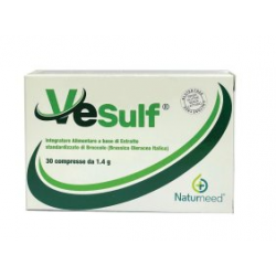 Scatola con Vesulf Integratore Depurativo 30 Compresse Singole Scatola con Vesulf Integratore Depurativo 30 Compresse Singole