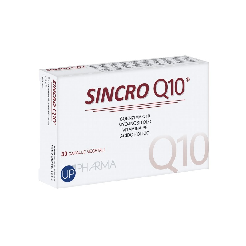 Sincroq10 Integratore Antiossidante 30 Capsule Singole Sincroq10 Integratore Antiossidante 30 Capsule Singole