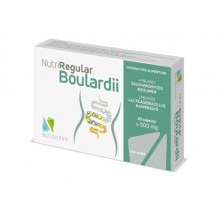 Scatola con NutriRegular Boulardii Integratore per Regolarità Intestino 14 Bustine Singole Scatola con NutriRegular Boulardii Integratore per Regolarità Intestino 14 Bustine Singole
