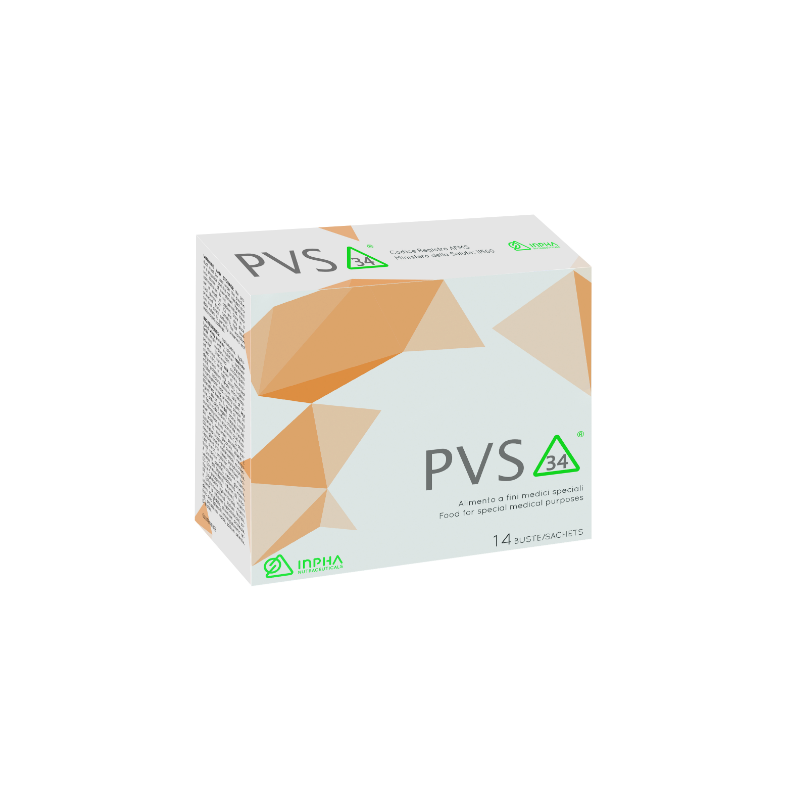 Pvs34 Integratore per Mal Nutrizione 14 Bustine Singoli