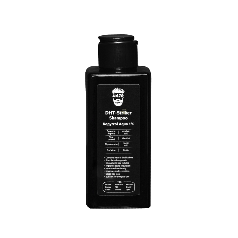 Foto Flacone del Hair Army DHT Striker Shampoo per Capelli 250 ml
